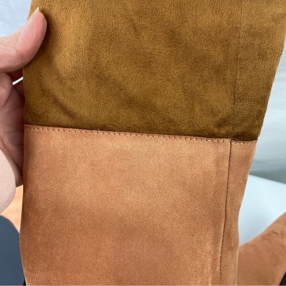 Jeffery Campbell Pillar Hi Over The Knee Stiletto Blush Stretch Boots 8.5 - Picture 14 of 15